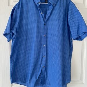 Van Heusen Casual Blue Button Down Shirt